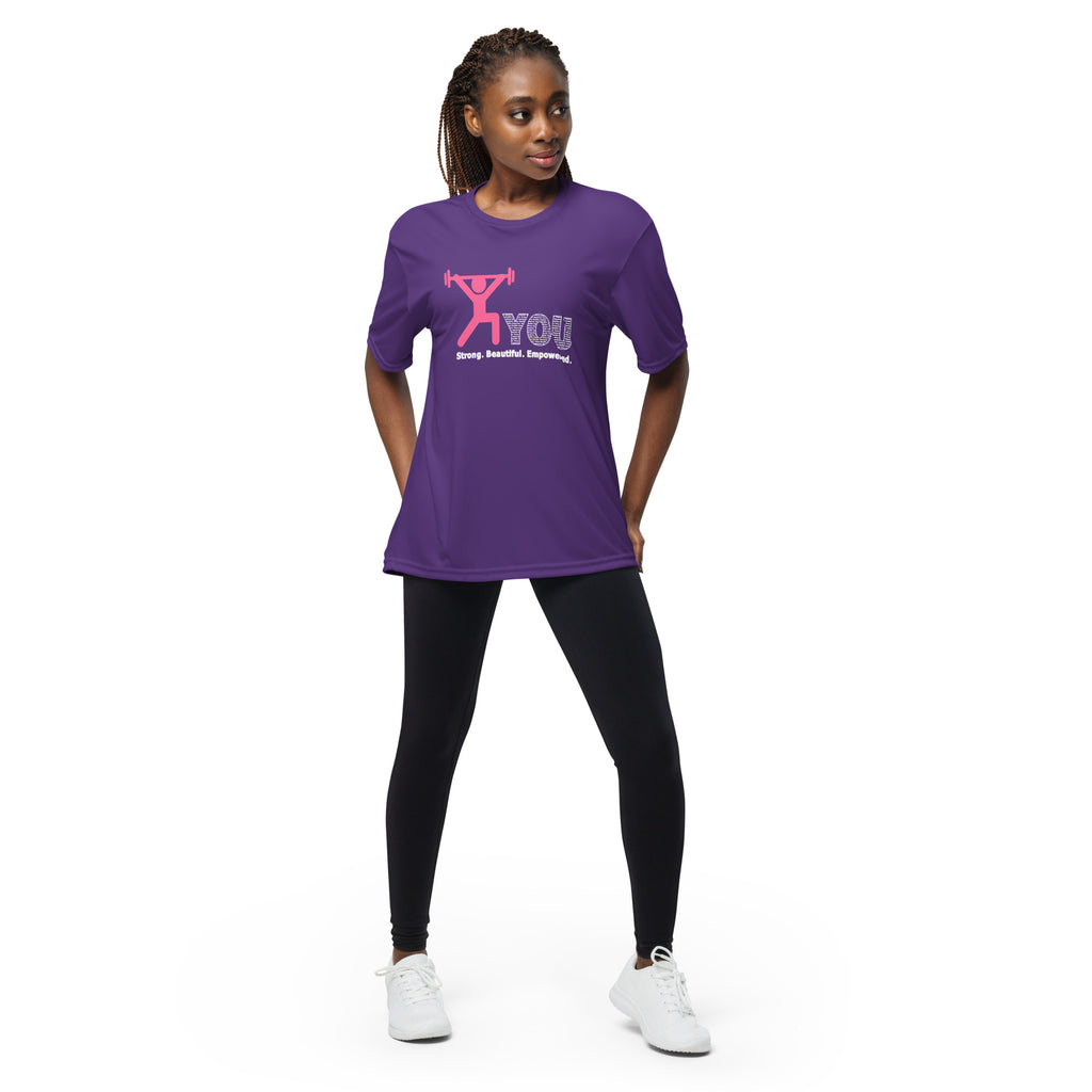 Fab Fit "STRONG" Unisex performance crew neck t-shirt