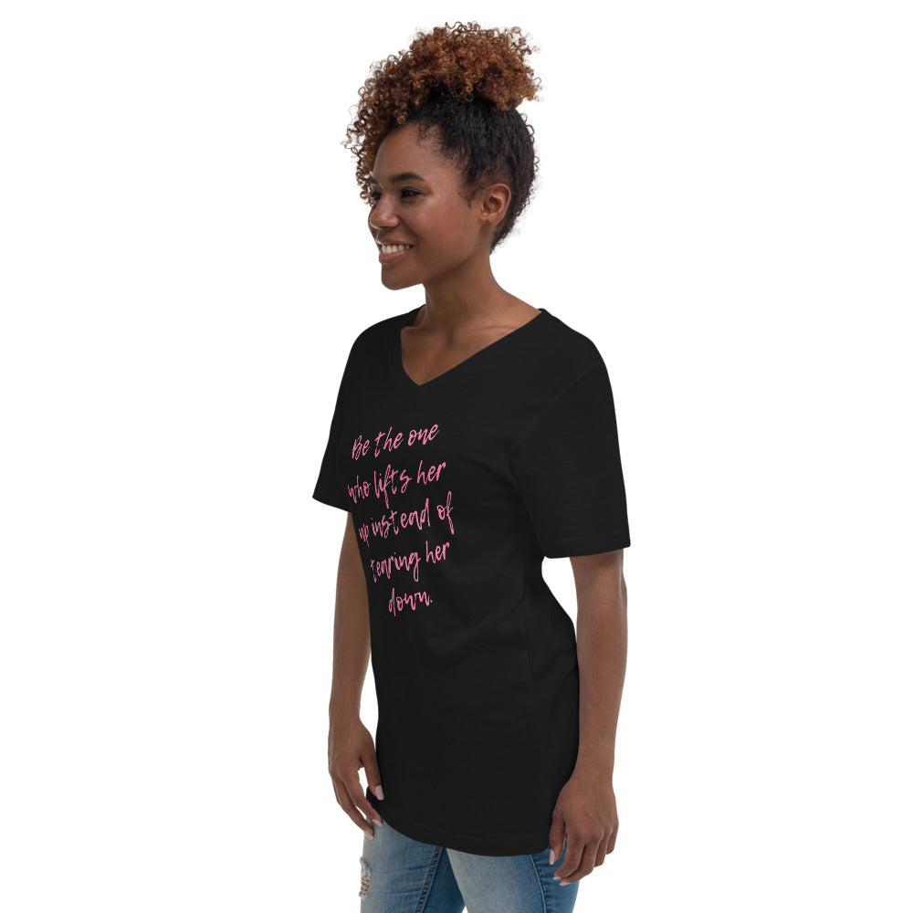 Be the One...Unisex Short Sleeve V-Neck T-Shirt